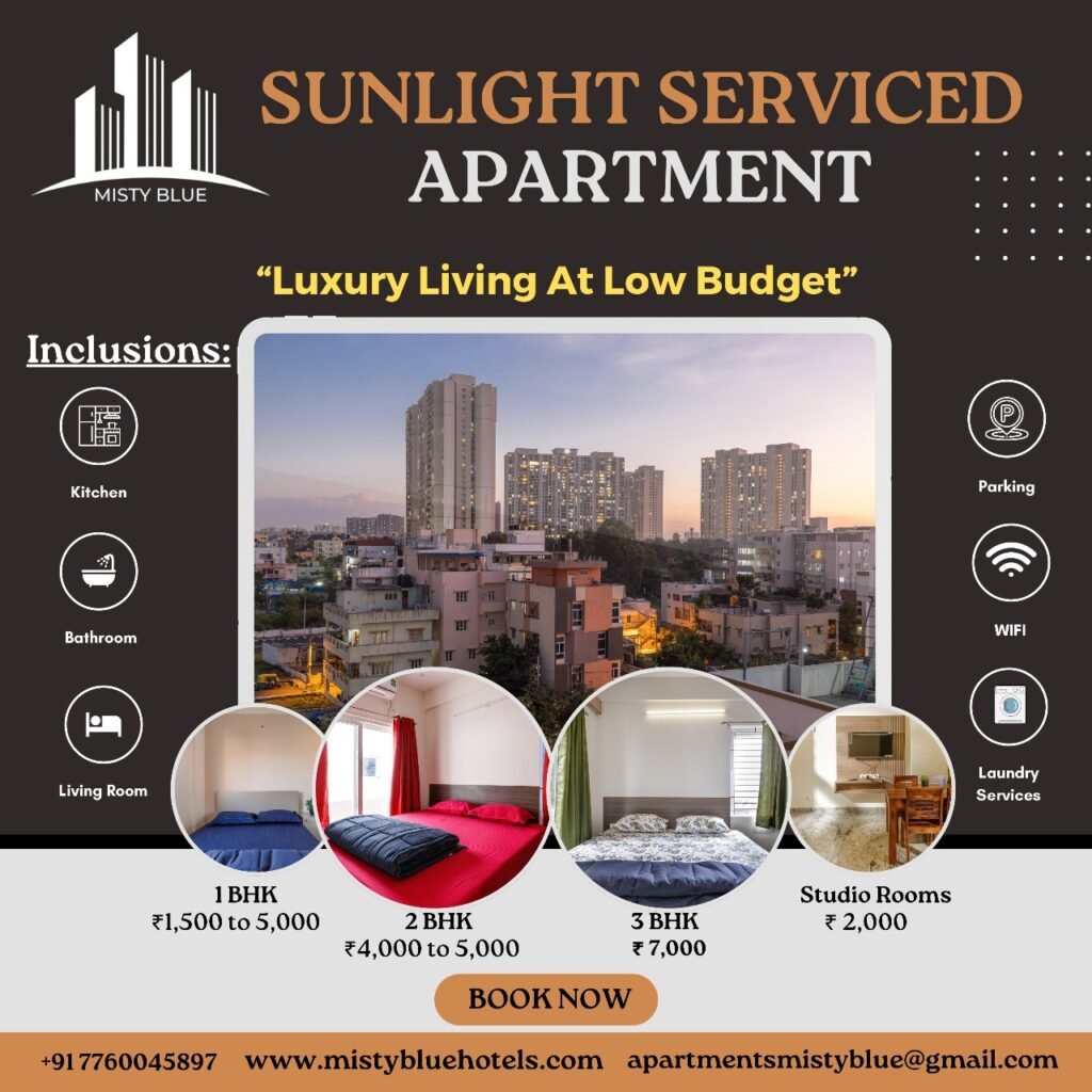 Serviced Apartments in Jayanagar, Serviced Apartments in Koramangala, Serviced Apartments in Bangalore, Serviced Apartments in JP Nagar, Serviced Apartments in BTM Layout,