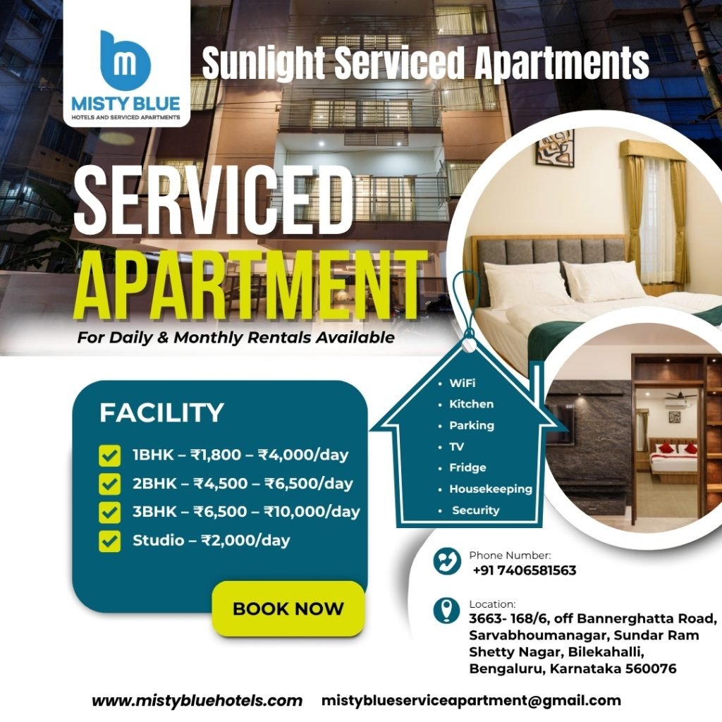 Rental Apartments in Jayanagar